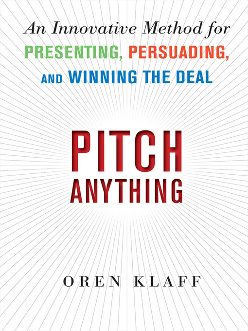 Title details for Pitch Anything by Oren Klaff - Wait list